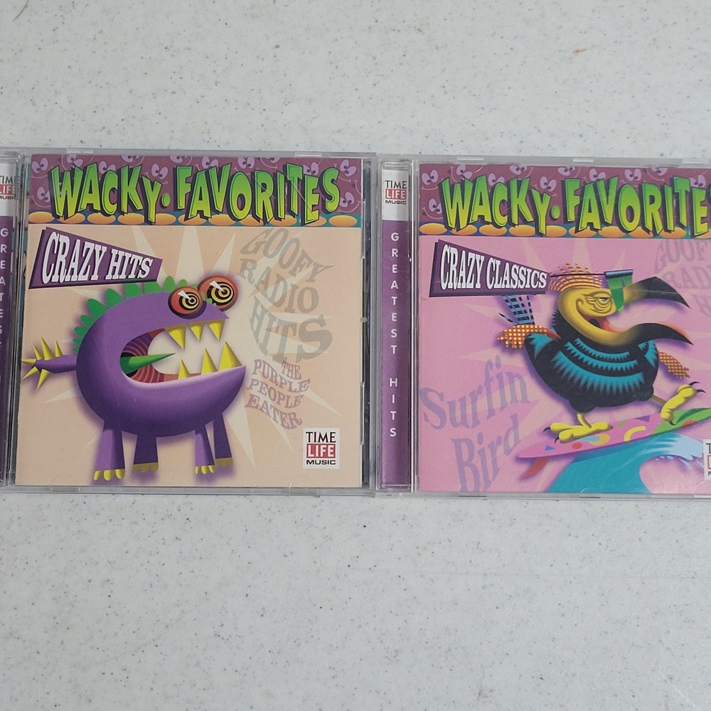 Time Life Wacky Favorites 2 CD Set Crazy Hits and Crazy Classics Novelty Songs